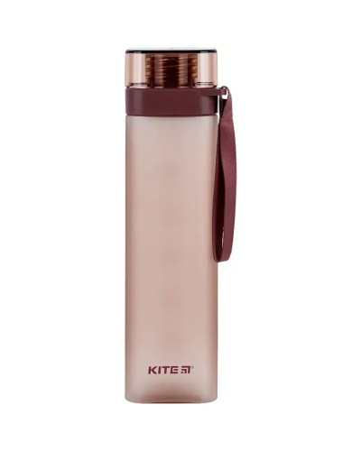 Пляшечка для води квадратна 700 мл бордова, TM Kite