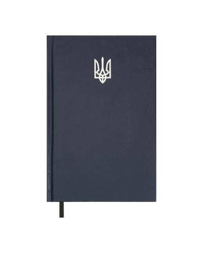 Щоденник недатований «AIRY» A5 на 336 стрінок з обкладинкою зі шкірзаму, синій, ТМ Buromax