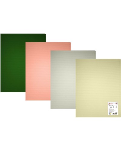 Папка «Смуга» А4 з 10 файлами щільністю 600 мкм, в асортименті, ТМ OPTIMA