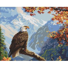 Набір з алмазною мозаїкою «Вершинний страж» 40х50 см, ТМ Ідейка