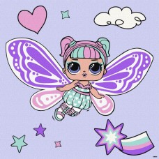 Картина за номерами «L.O.L. Surprise! O.M.G. Fairies Sweetiefly» 40х40 см, ТМ Ідейка