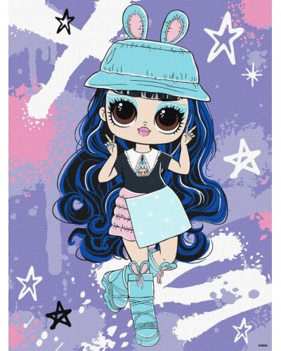 Картина за номерами «Tweens LOL Skate Dance Aya Cherry» 30х40 см, ТМ Ідейка