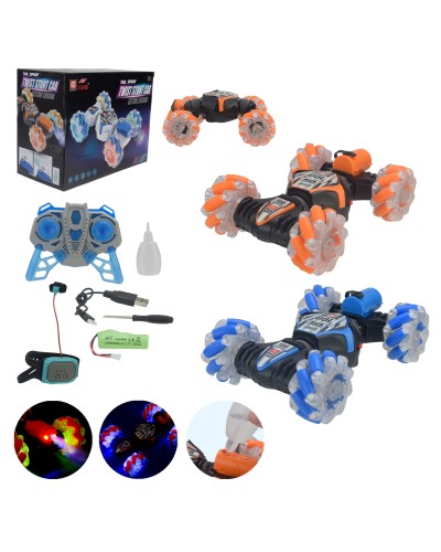 Перевертиш 30 см р/к на акумуляторі музичний зі світлом та димом, управління рукою+пульт, в асортименті, у коробці 23х11,5х17,5 см