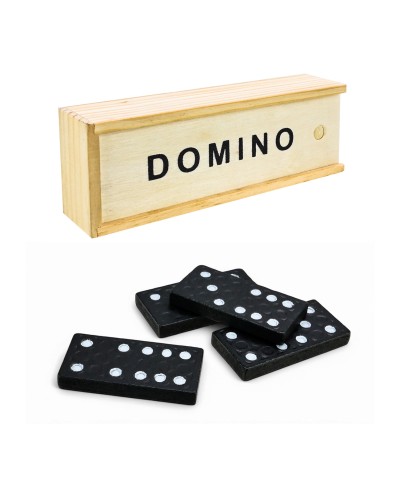 Доміно в дерев'яній коробці 15х5х3 см