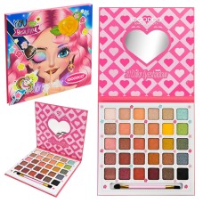 Дитяча косметика: палітра тіней з аксесуарами, у коробці 15х20х2 см