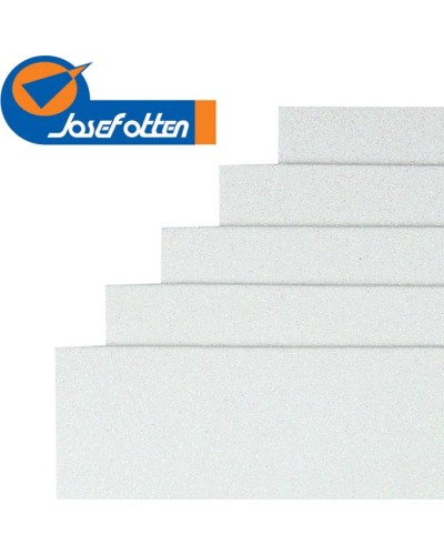 Фоаміран A4 товщиною 1,7 мм 10 аркушів з глітером, білий, ТМ J.Otten