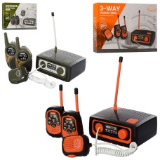 Набір з 2 рацій та станції зі звуком та світлом, на батарейках, у коробці 41,5х30,5х8,5 см