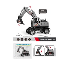 Екскаватор 30 см інерційний з рухомими деталями, у коробці 37х25х12 см