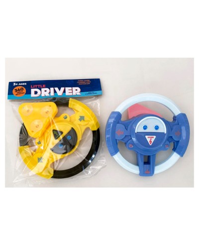 Кермо 19 см зі звуком та кріпленням на присосках, на батарейці, в асортименті, у пакеті 22х24х4,5 см