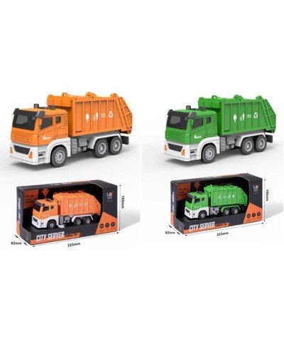 Сміттєвоз 16 см 1;32 інерційний із звуком, світлом, гумовими колесами та рухомими деталями, на батарейці, у коробці 22,5х11х8 см