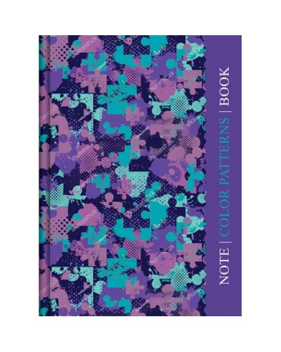 Канцелярська книга «GRAPHIC ARTS» А4 на 176 аркуші у клітку з кортонною обкладинкою, в асортименті, ТМ Рюкзачок