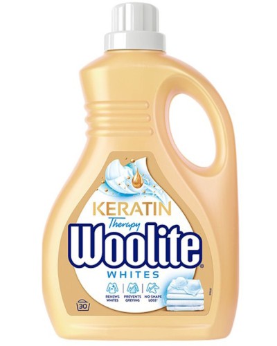 Гель для прання «Woolite» 1,8 л для світлих та білих тканин з кератином