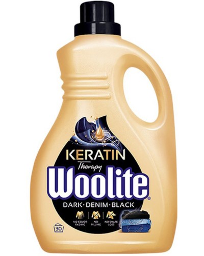 Гель для прання «Woolite» 1,8 л для чорних та джинсових тканин з кератином