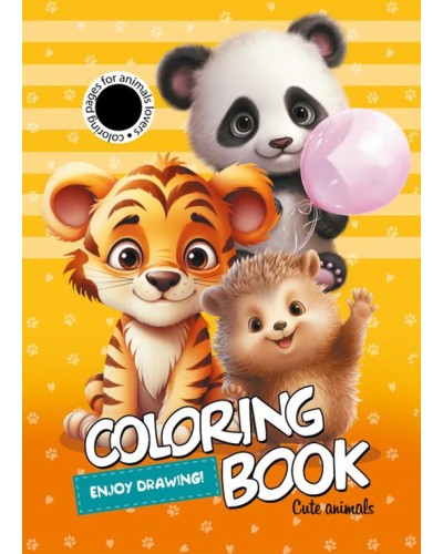 Розмальовка А4 на 8 аркушів на скобі, ТМ Мандарин