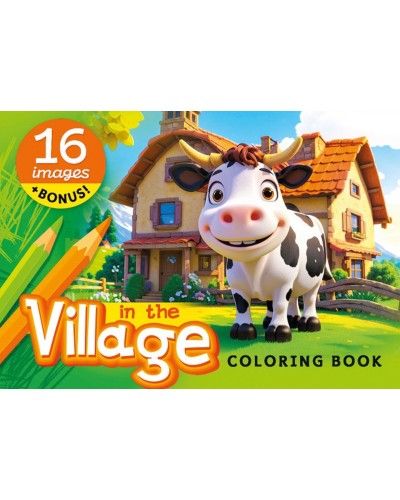 Розмальовка А5 на 8 аркушів на скобі, ТМ Мандарин