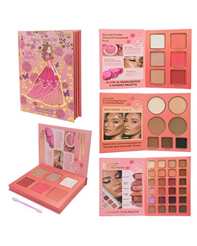 Дитяча косметика: палетка тіней для повік, у коробці 13,5х2х17,5 см