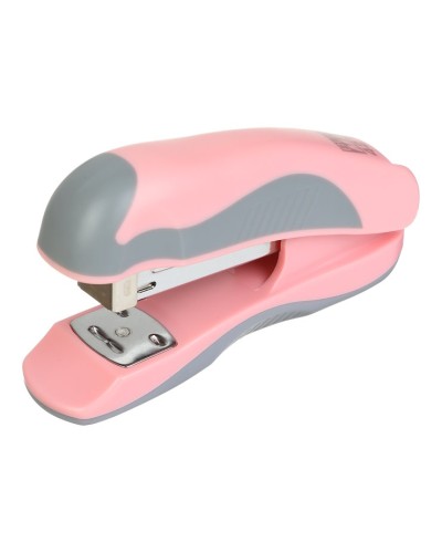 Степлер «PASTEL» пластиковий до 20 аркушів під скобу № 24,26, рожевий, ТМ Buromax