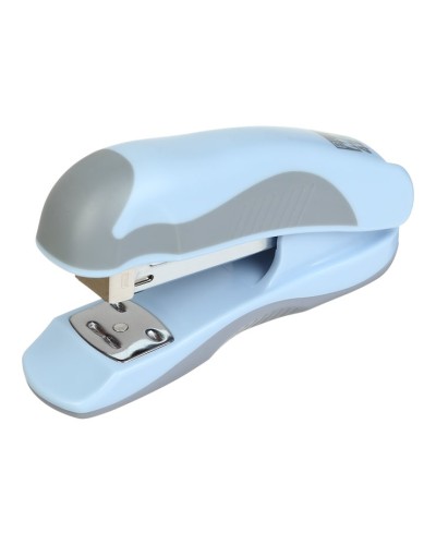 Степлер «PASTEL» пластиковий до 20 аркушів під скобу № 24,26, блакитний, ТМ Buromax