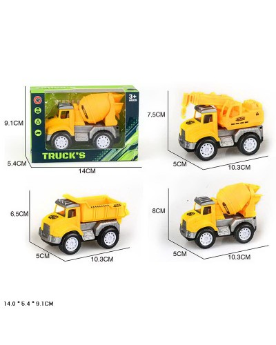 Машинка «Будтехніка» інерційна, у коробці 14х9х5,5 см