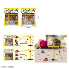 Ігровий набір «Будтехніка»: 3 машинки та аксесуари, в ачортименті, у коробці 32х25,5х3,5 см