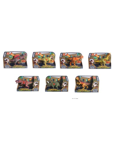 Динозавр зі звуком, на батарейці, в асортименті, у коробці 22,5х5,5х8 см