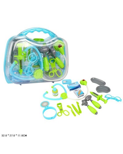 Набір лікаря: шприц, стетоскоп та аксесуари, у коробці 32х27х11 см