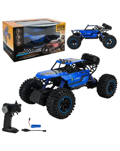 Машина «POWERMOTORS» 27 см 1:14 р/к на акумуляторі, у коробці 34х22х19 см