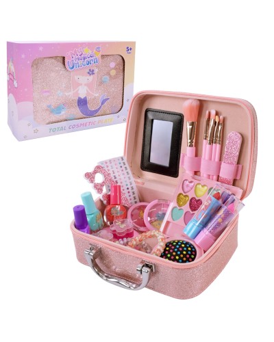 Дитяча косметика: тіні, лаки, аксесуари, у валізі 21х15х9 см