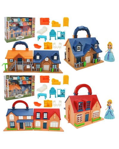 Замок з меблями та аксесуарами, у коробці 37х7,5х24,5 см