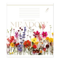 Зошит на 48 аркушів у лінію «Дикі квіти», №0263, Пір`їнка