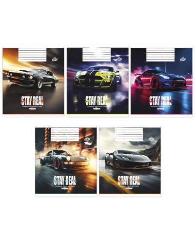 Зошит на 48 аркушів у лінію «Швидкість» №2615, ТМ Brisk