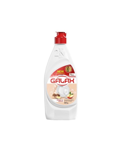 Засіб для миття посуду «Яблуко і кориця» концентрований 480 г, GALAX