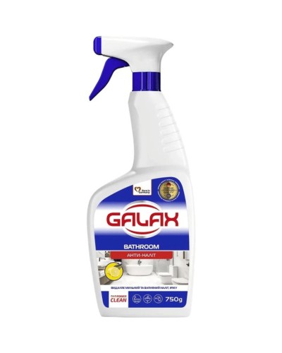 Засіб для миття ванної кімнати та сантехніки «PowerClean. Антиналіт» 750 г, ТМ GALAX