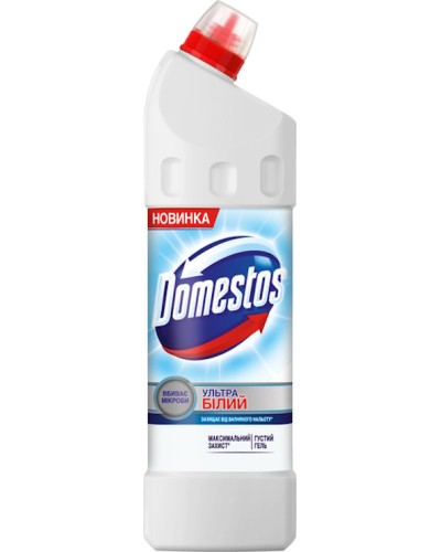 Засіб для чищення туалету «Domestos Ультра Білий» 1 л