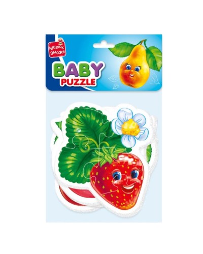 Бебі пазли «Фрукти» на 15 елементів, ТМ Vlady Toys