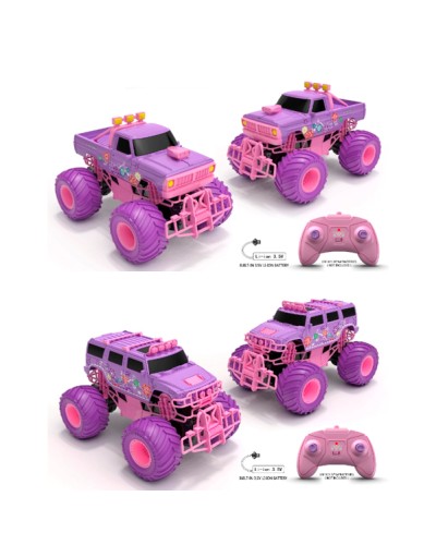 Джип 24 см р/к 2,4G на акумуляторі з гумовими надувними колесами та USB, в асортименті, у коробці 28,5х18,5х19 см