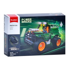 Конструктор «Машина» 19,5 см на 210 деталей, у коробці 30х19х7 см, SLUBAN