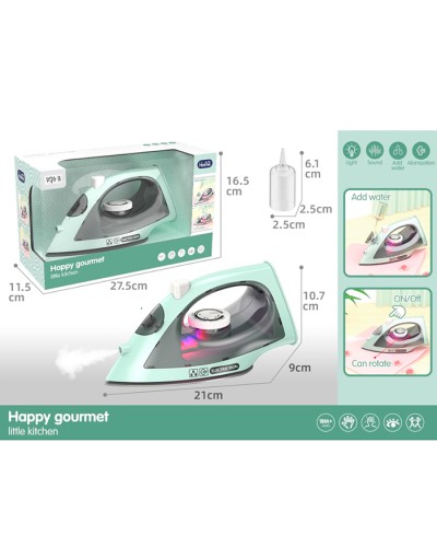 Праска 21 см зі звуком, світлом, парою, на батарейці, у коробці 27,5х16,5х11,5 см