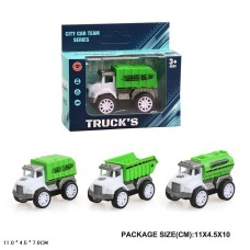 Машинка «Міські служби» 9,5 см інерційна, в асортименті, у коробці 11х7х4,5 см