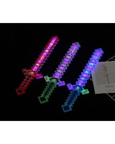 Меч 62 см зі світлом, на батарейці, в асортименті