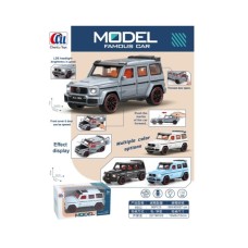 Позашляховик зі світлом та звуком, на батарейці, в асортименті, у коробці 15,8х6,8х7 см