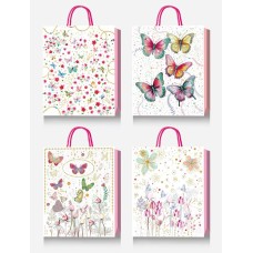 Пакет подарунковий 18х23х8 см з тиснення фольгою, в асортименті,TM Buromax