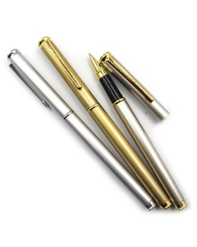 Ручка «Baixin» капілярна синя в металевому корпусі, в асортименті, TM Baixin