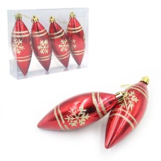 Набір ялинкових прикрас «Christmas» з 4 елементів