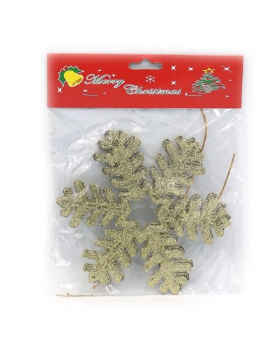 Підвіска декоративна «Сніжинка» 15 см, у пакеті