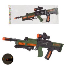 Іграшковий автомат зі світлом та звуком, на батарейці, у пакеті 65х4,5х27 см