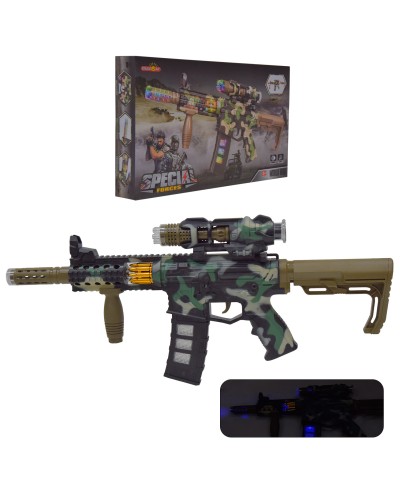 Іграшковий автомат зі світлом, на батарейці, у коробці 41,5х24,5х6 см