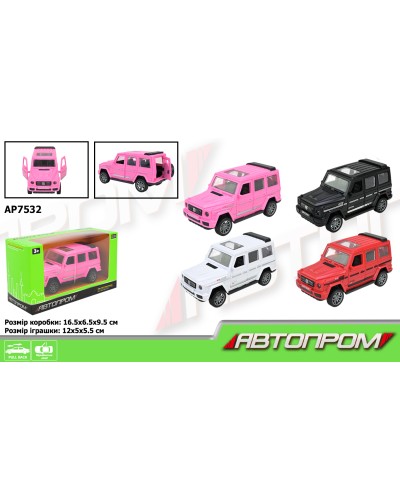 Машина, в асортименті, у коробці 16,5х9,5х6,5 см, Автопром