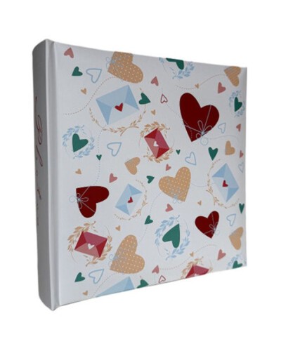 Фотоальбом «Post Love» на 200 фото 10х15см з паперовими аркушами та обкладинкою з ламінованого картону 22х22 см