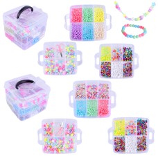 Набір для творчості: бісер, намистини, у коробці 13,5х16,5х15,5 см